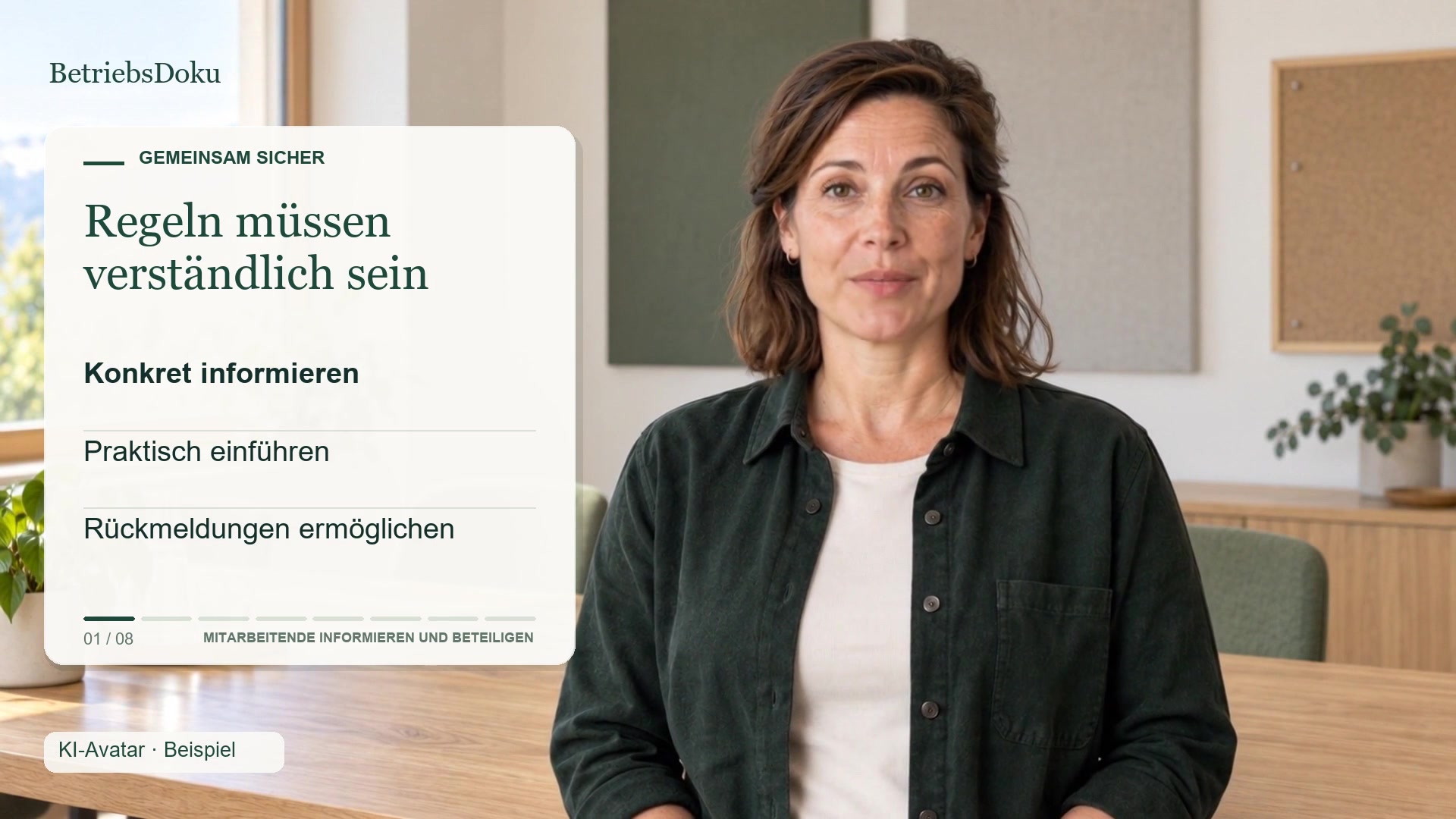 Mitarbeitende informieren und beteiligen