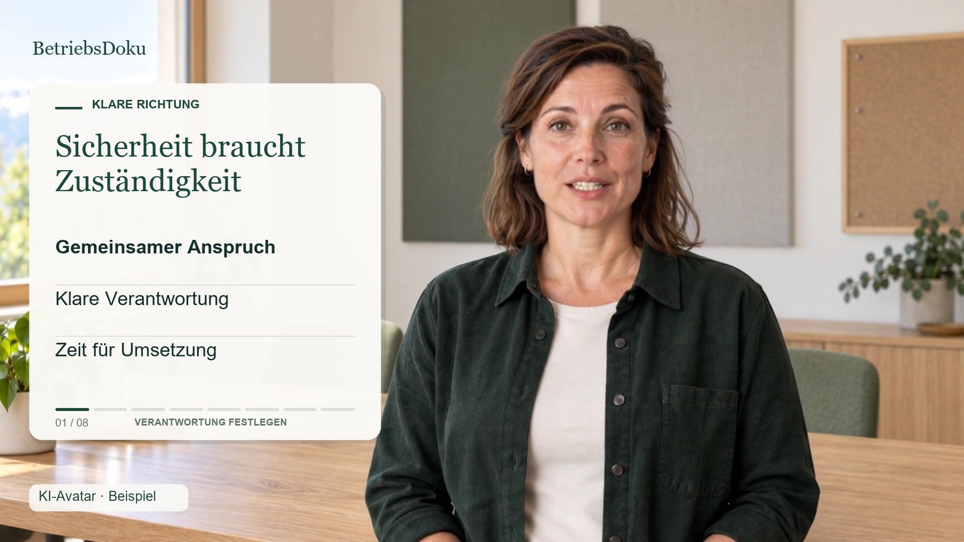 Verantwortung festlegen