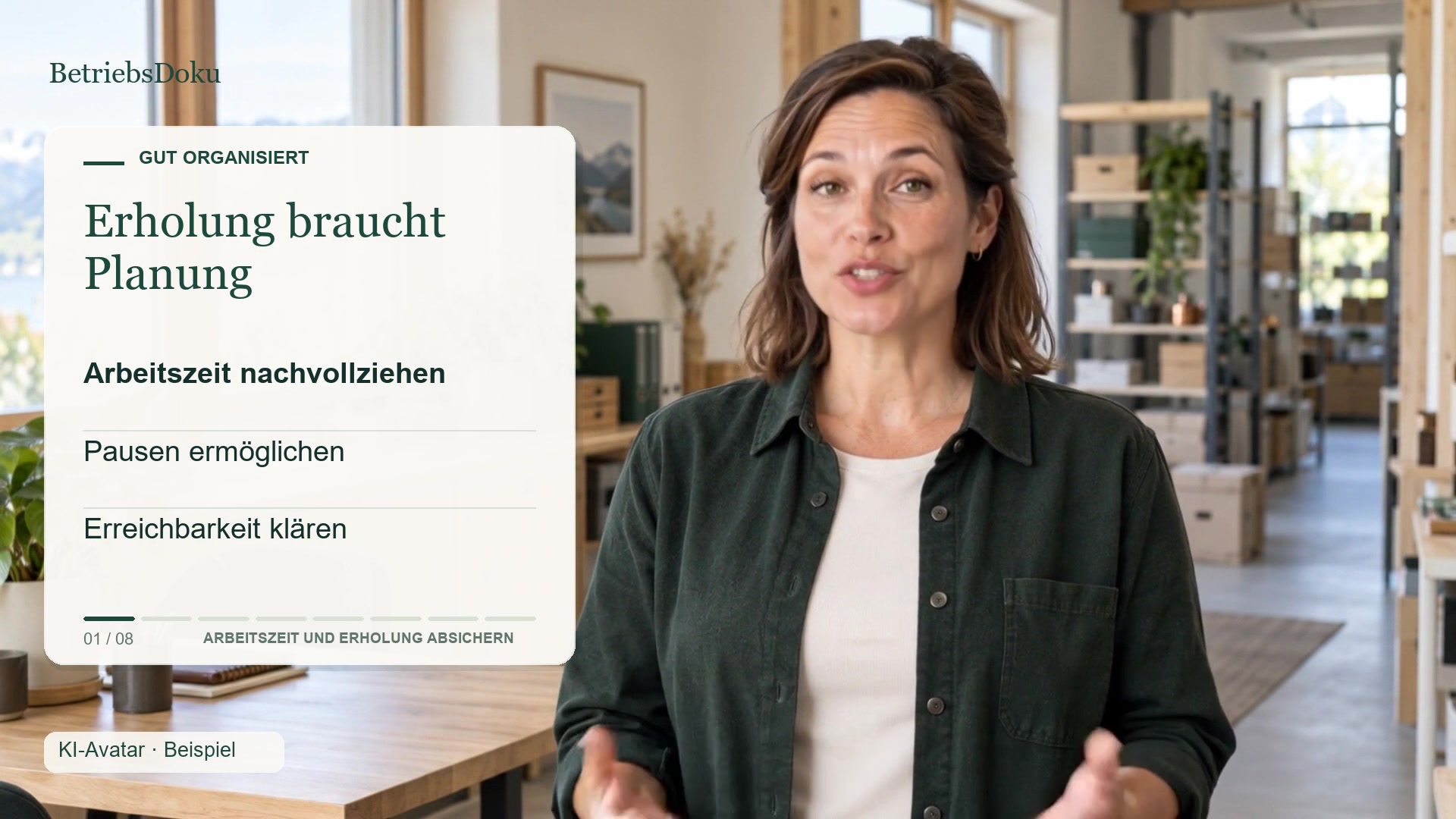Arbeitszeit und Erholung absichern