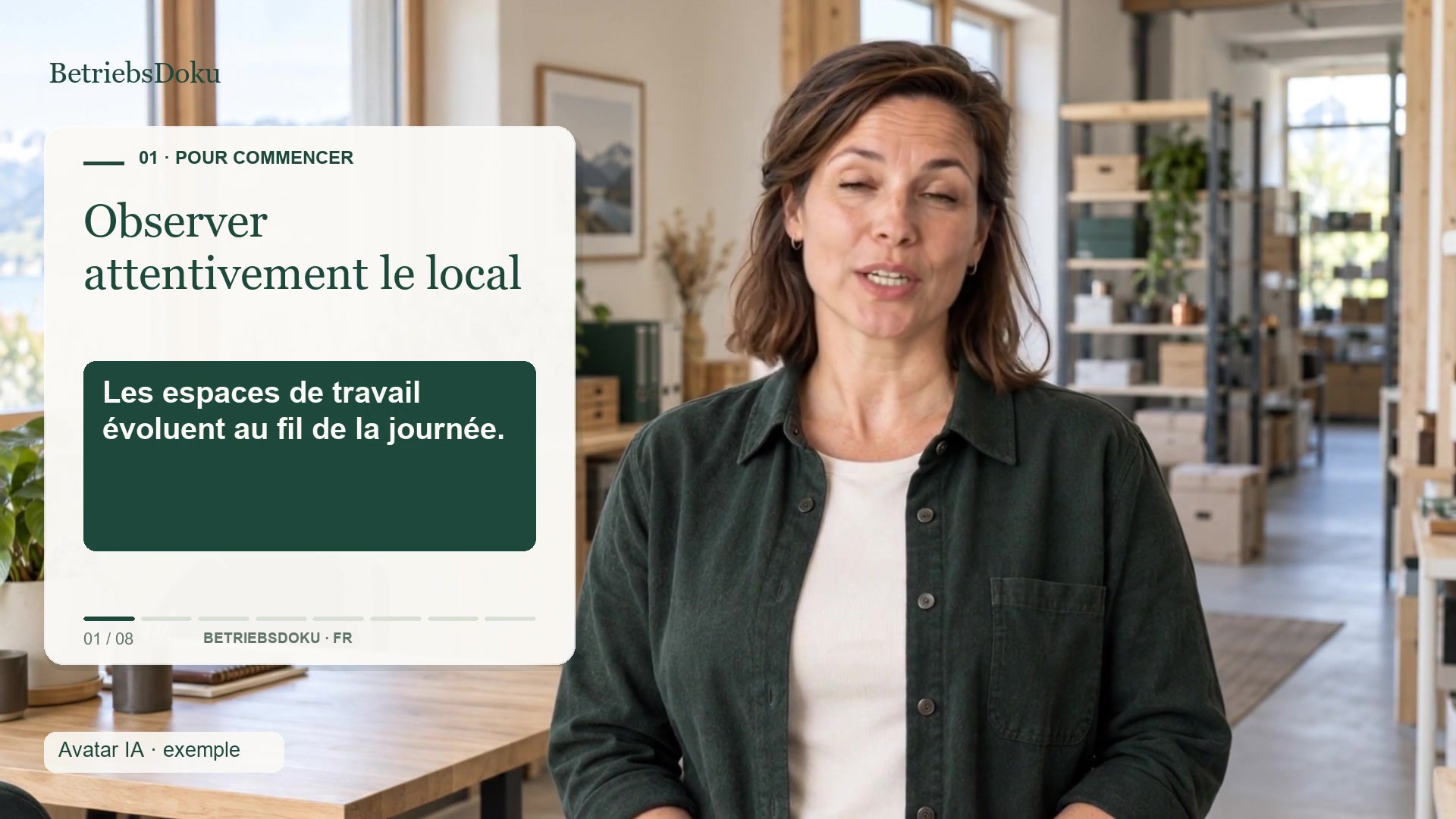 Vérifier éclairage, air et bruit
