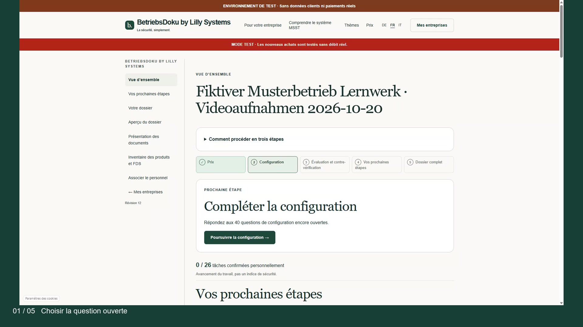 Documenter une clarification spécialisée et son justificatif